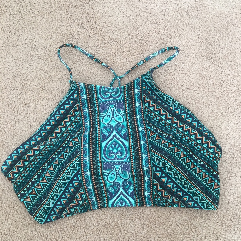 High neck swimsuit